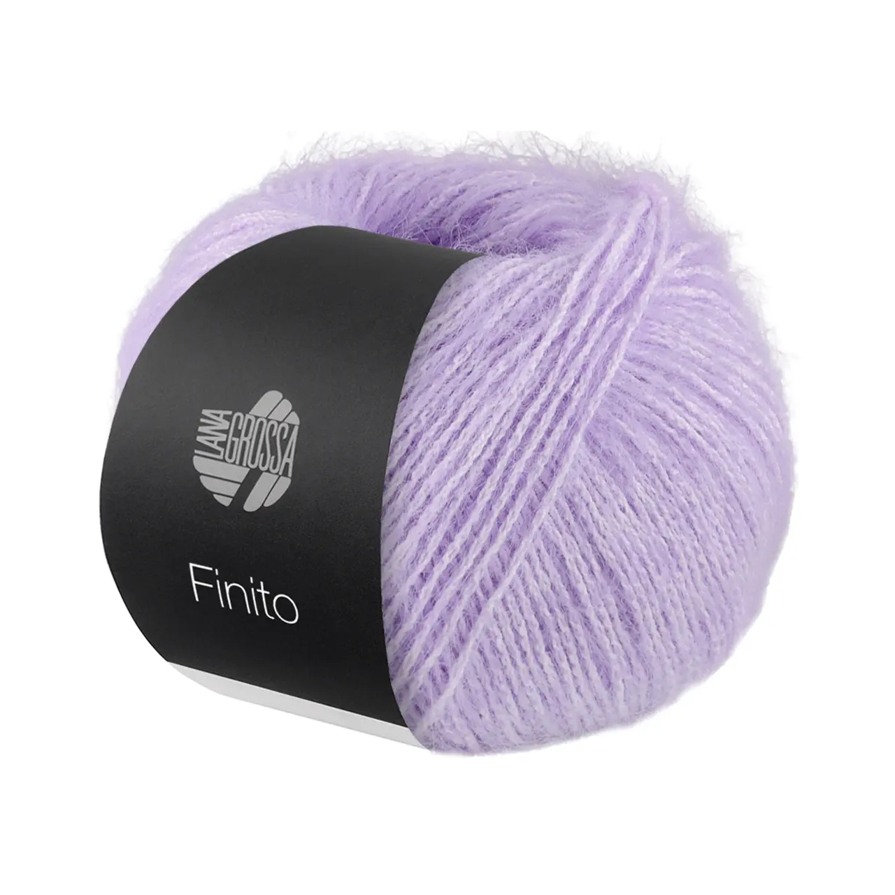 Finito 12 Flieder/Creme von Lana Grossa. Sommerliches Flauschgarn mit Baumwolle