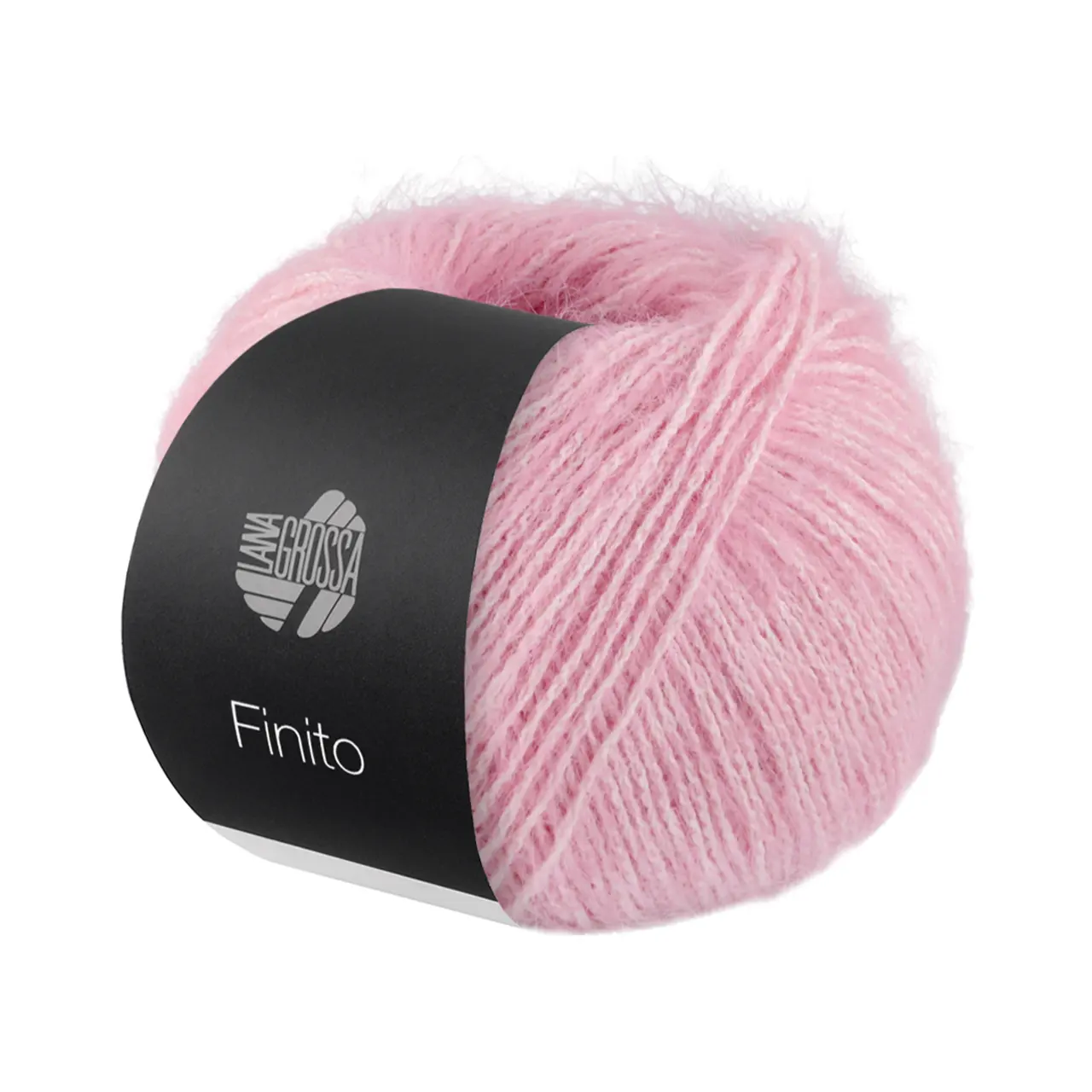 Finito 13 Rosa/Creme von Lana Grossa. Sommerliches Flauschgarn mit Baumwolle