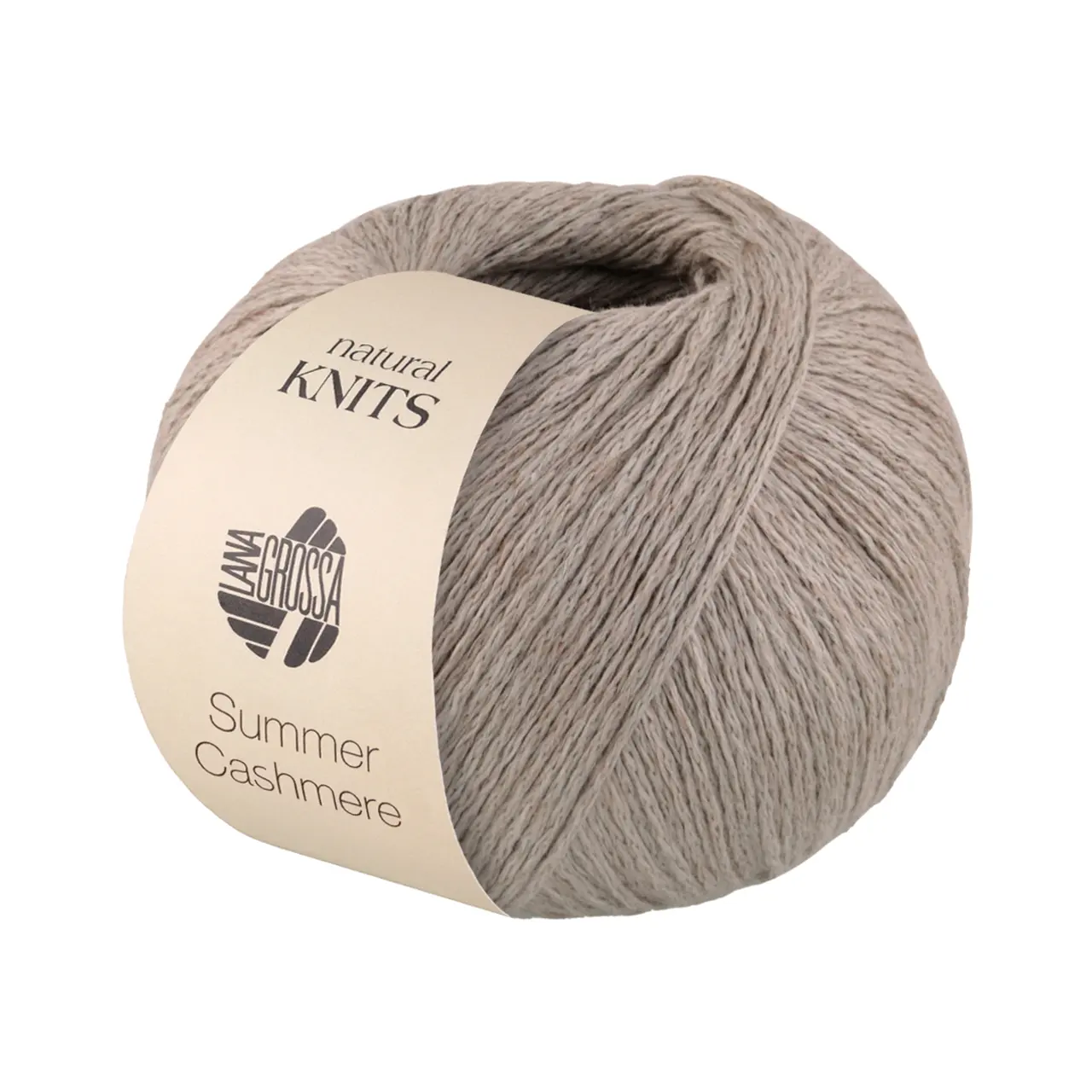 Summer Cashmere 8 Kieselgrau von Lana Grossa. Feines Kettengarn aus Baumwolle und Kaschmir