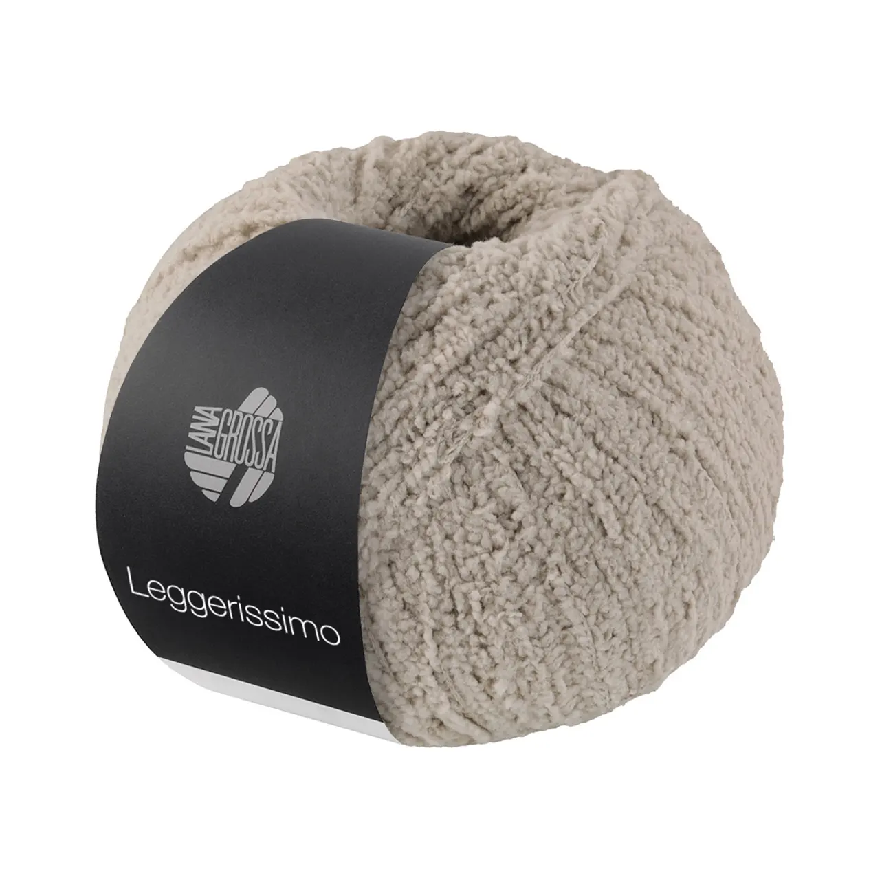 Leggerissimo 15 Graubeige von Lana Grossa. Super leichtes softes Microfasergarn aus recyceltem Polyamid