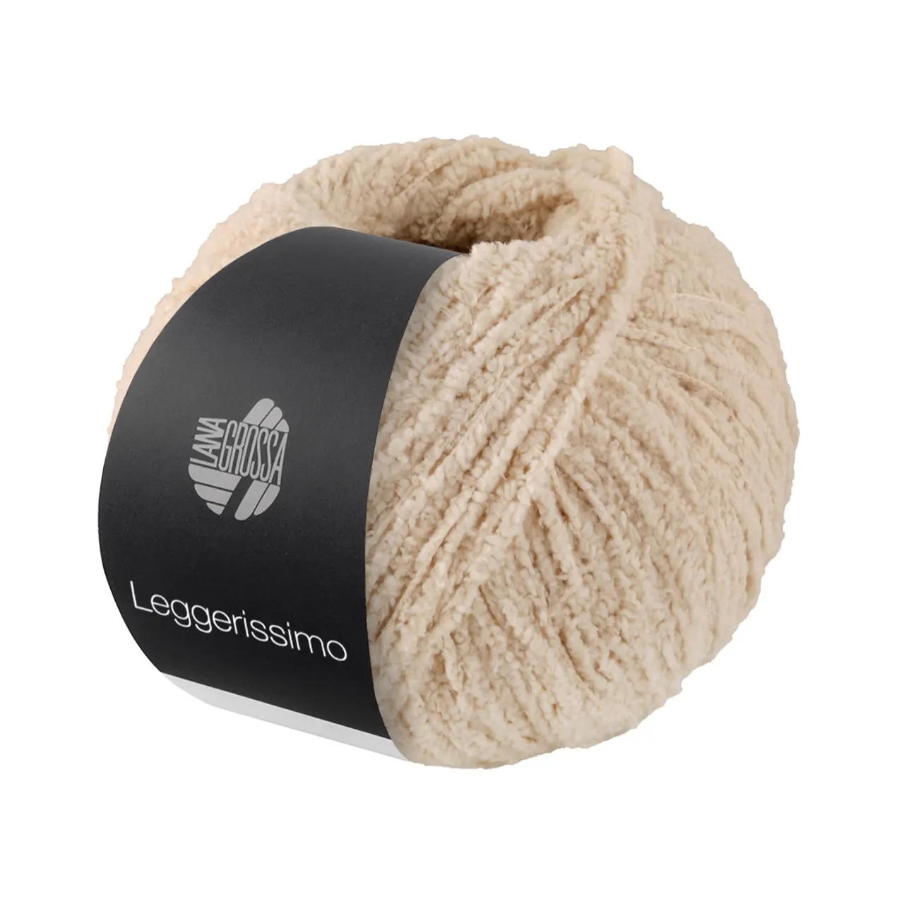 Leggerissimo 16 Hellbeige von Lana Grossa. Super leichtes softes Microfasergarn aus recyceltem Polyamid