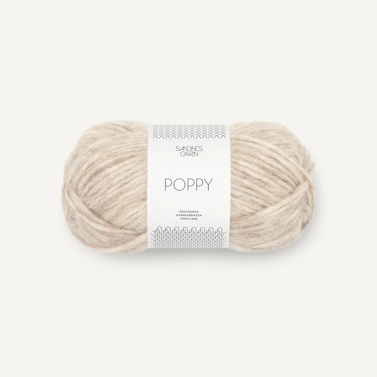 Poppy 2611 Beigemelert von Sandnes Garn. Dieses weiche leichte und luftige Garn ist eine bezaubernde und kreative Wahl für deine Strickprojekte.