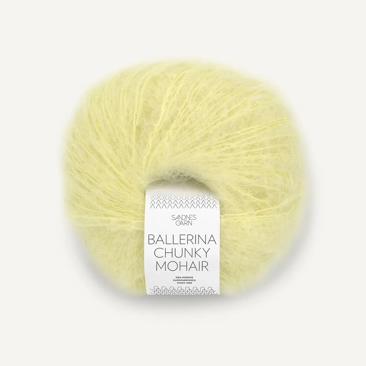 Ballerina Chunky Mohair 9523 Lime Punch von Sandnes Garn. Wunderschön weich und flauschig wie eine Wolke.