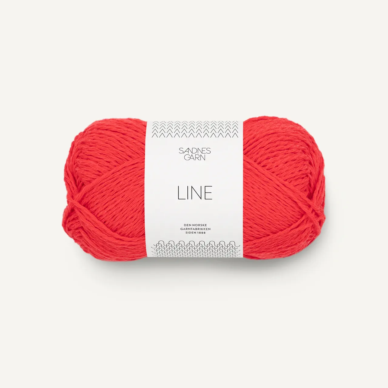 Line 4108 Flame Scarlet von Sandnes Garn. Ein angenehm widerstandsfähiges Garn
