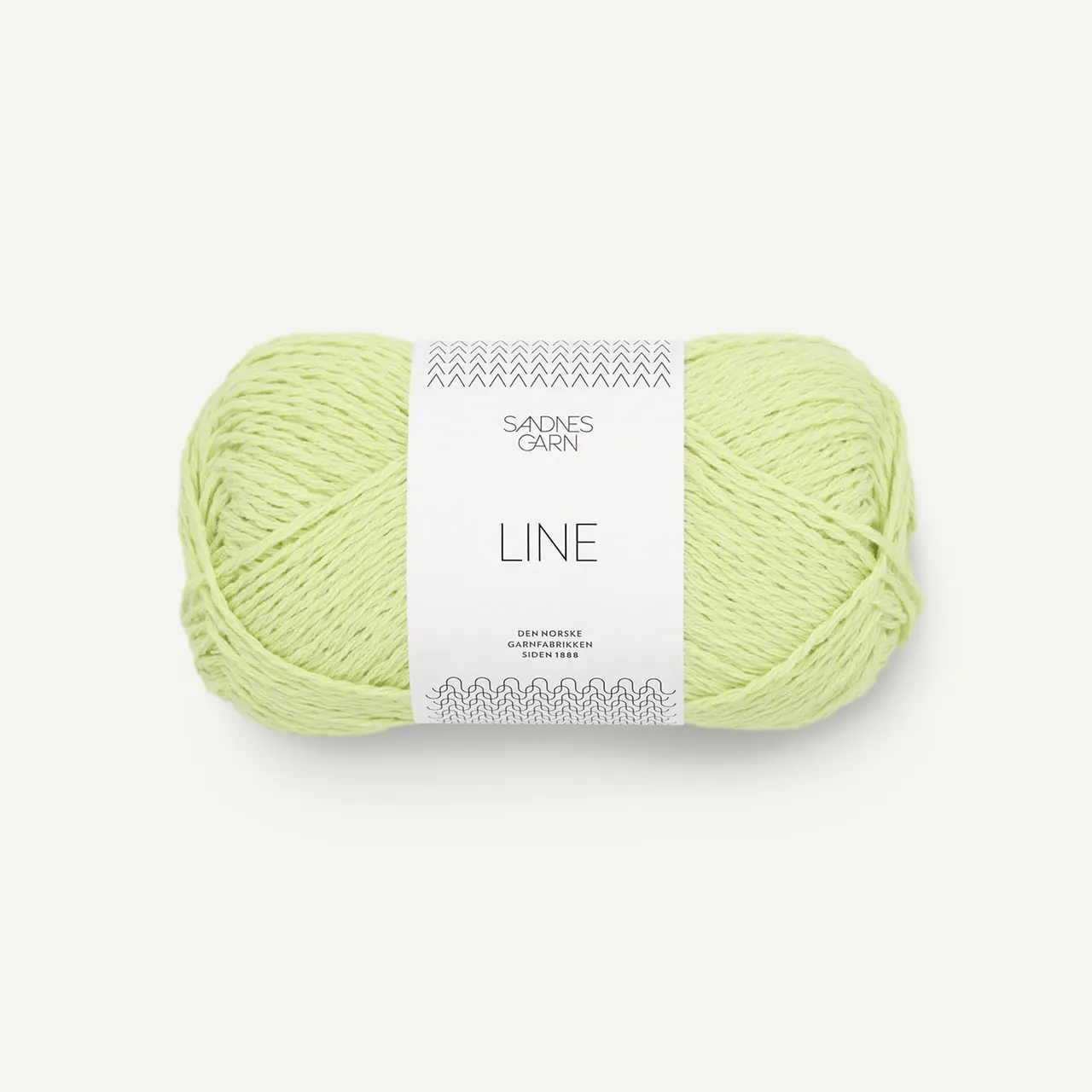 Line 9312 Bright Lime von Sandnes Garn. Ein angenehm widerstandsfähiges Garn