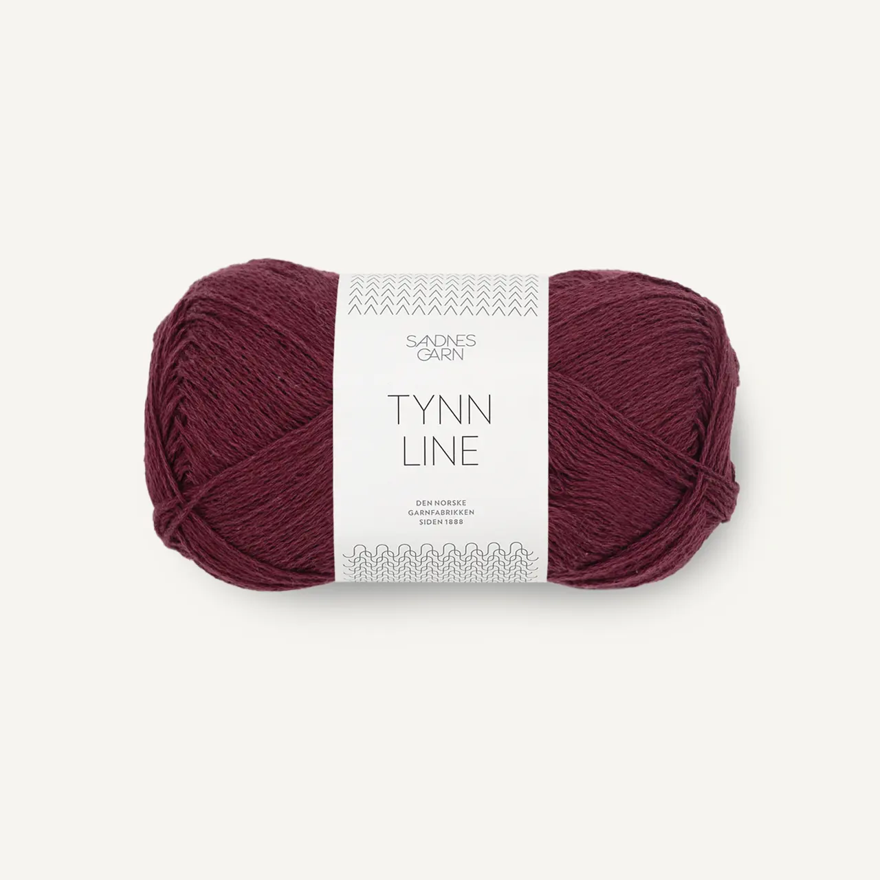 Tynn Line 4372 Dyp Burgunder von Sandnes Garn. Eine weiche und strapazierfähige Qualität in Leinenoptik