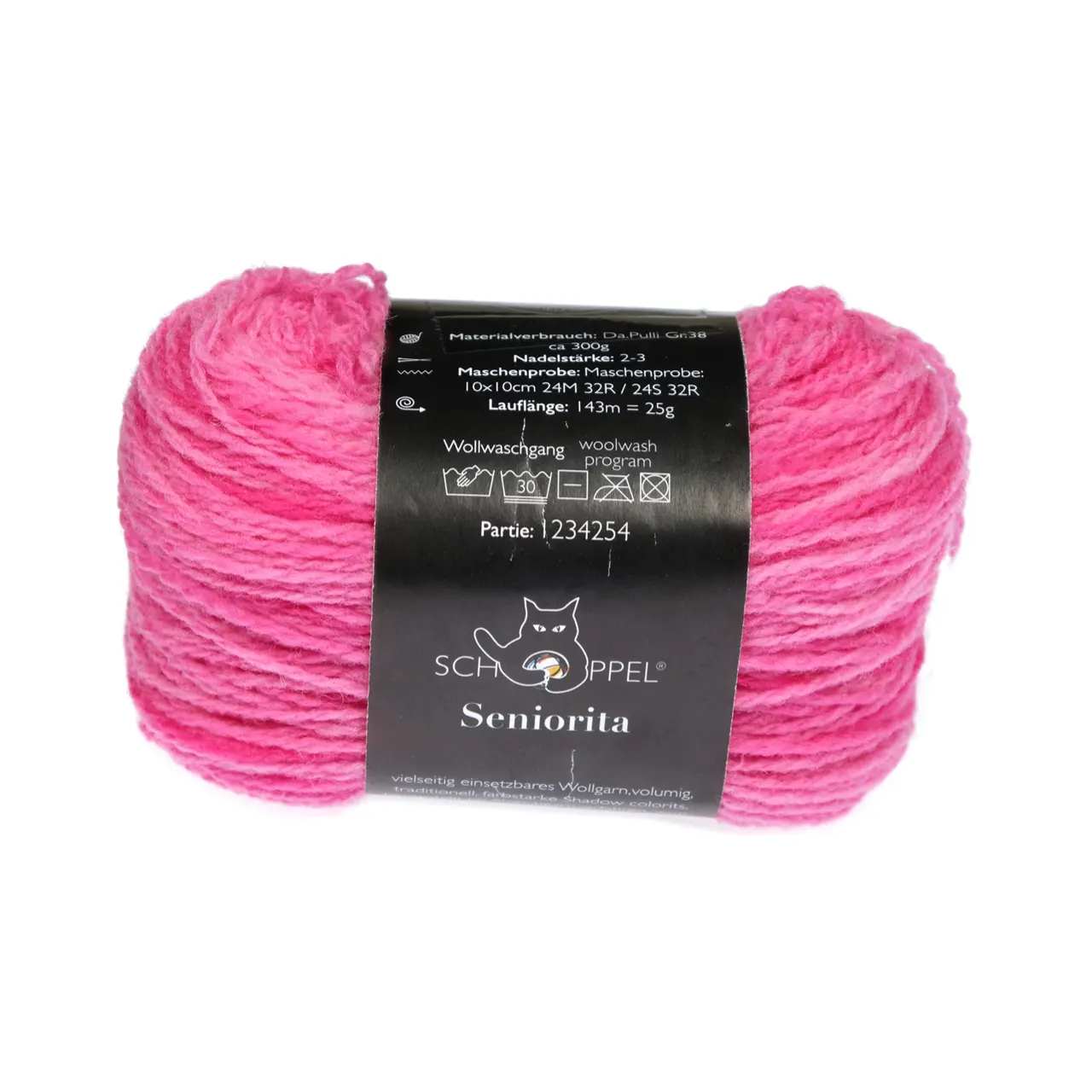 Seniorita 2604 Softpink Inspiration Dibadu von Schoppel. vielseitig einsetzbares Wollgarn volumig traditionell farbstarke Shadow colorits hergestellt im Streichgarnverfahren.