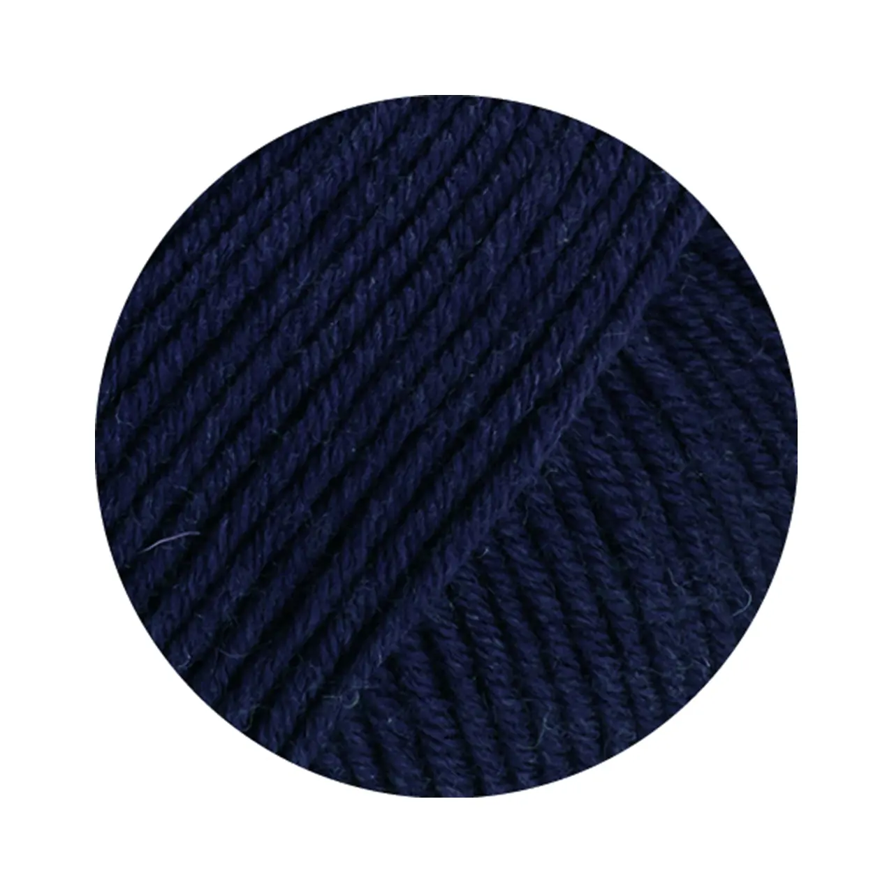 Cool Wool Big Mélange 1694 Nachtblau Meliert von Lana Grossa. Extrafeine Merinowolle waschmaschinenfest und filzfrei