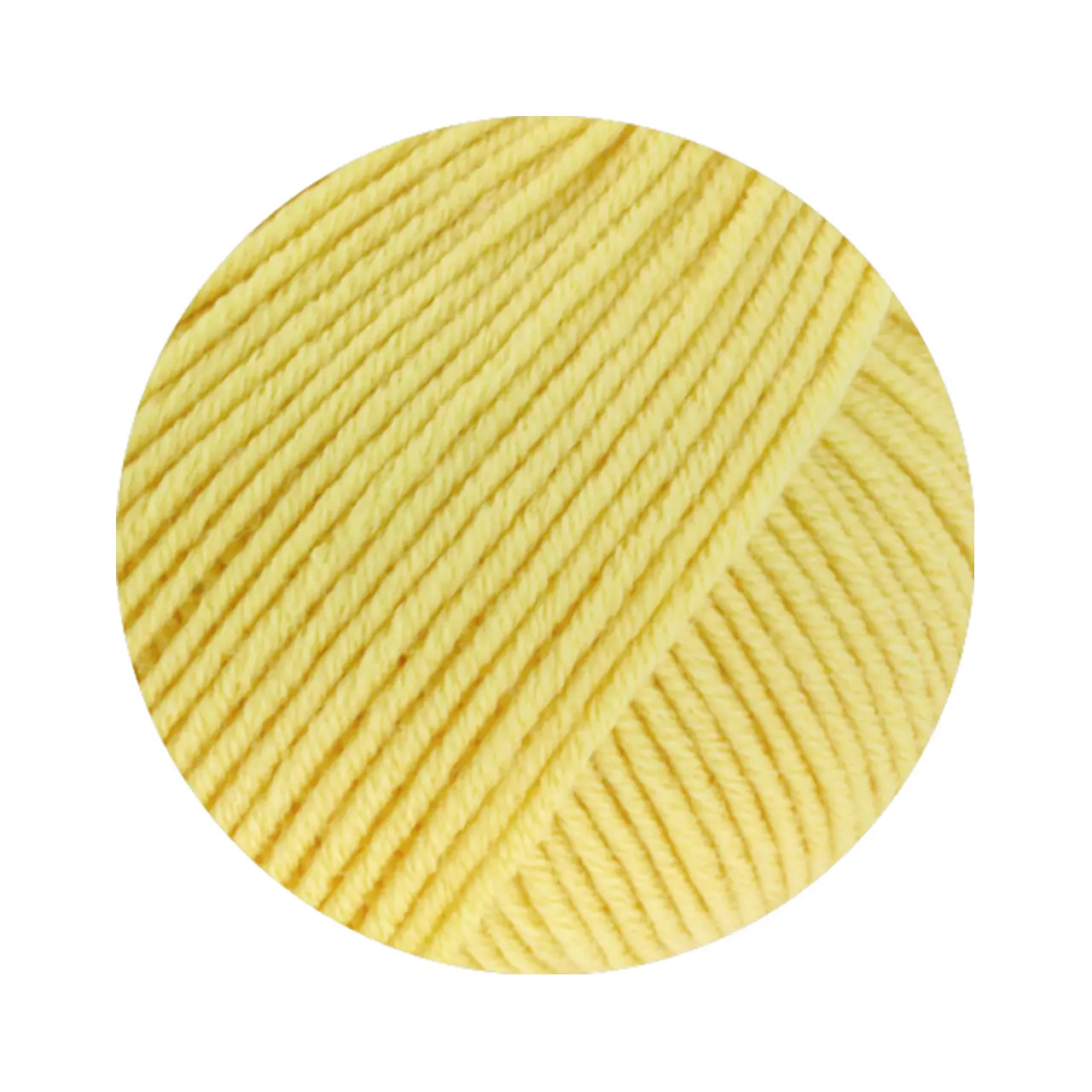 Cool Wool Big Uni 1028 Grüngelb von Lana Grossa. Extrafeine Merinowolle waschmaschinenfest und filzfrei