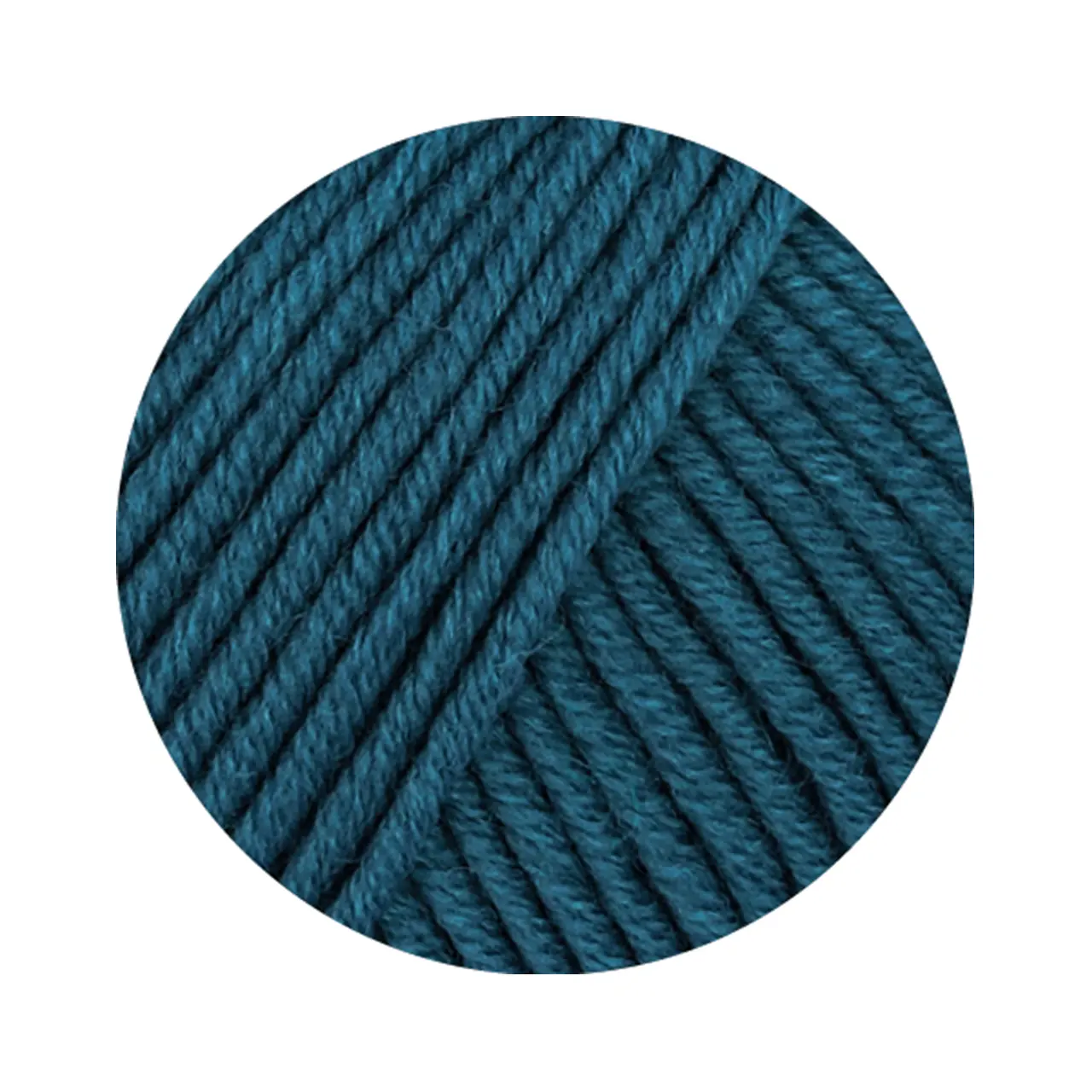 Cool Wool Superbig Uni 32 Blaupetrol von Lana Grossa. Pure extrafeine Merinowolle waschmaschinenfest und filzfrei