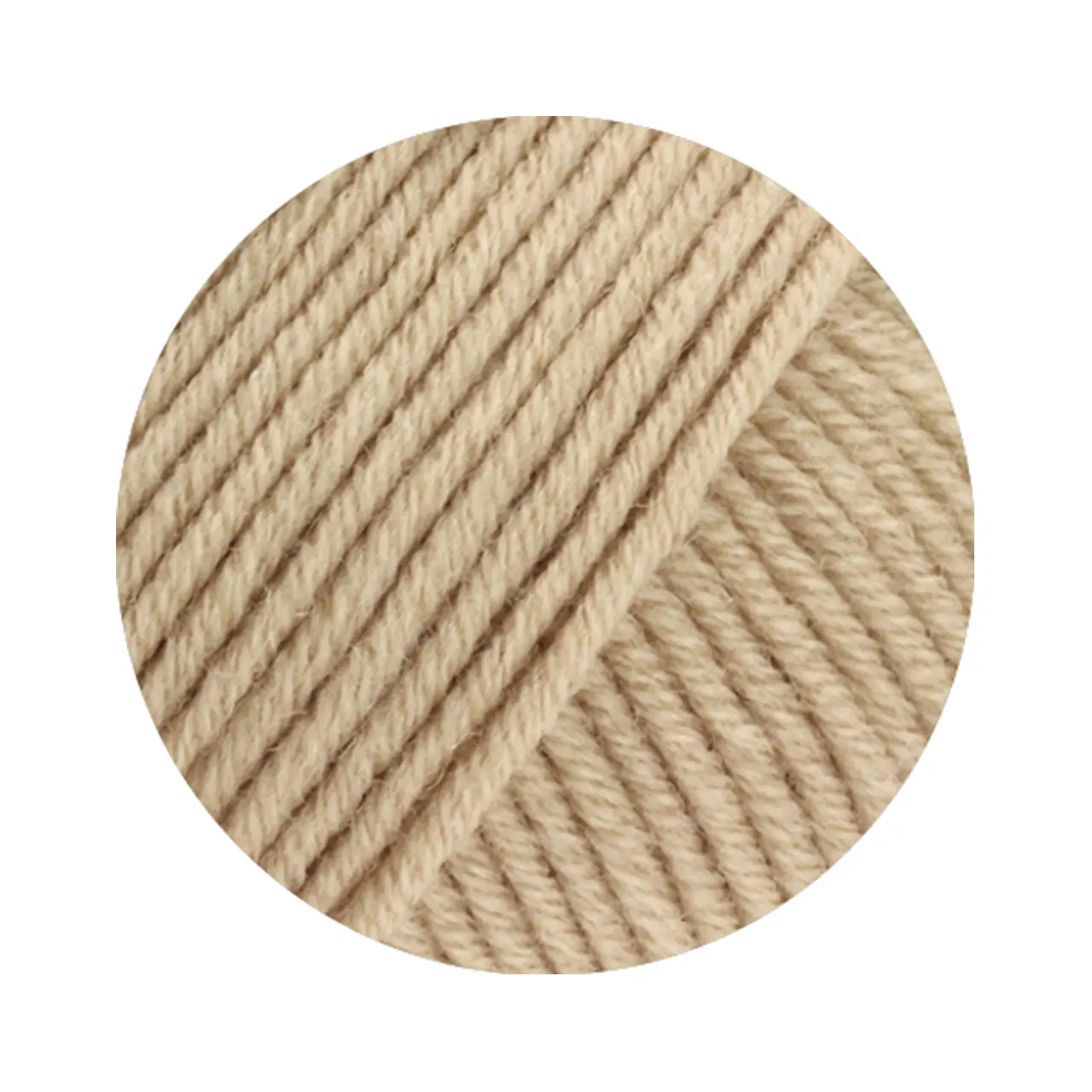 Cool Wool Superbig Uni 36 Elfenbein von Lana Grossa. Pure extrafeine Merinowolle waschmaschinenfest und filzfrei