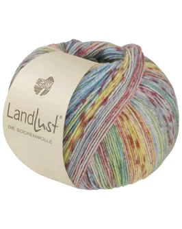 <span class="yarn-title">Landlust die Sockenwolle Seide</span> <span class="yarn-color">331 Hellgrün/<wbr>-Blau/<wbr>Ziegelrot/<wbr>Vanille/<wbr>Ecru/<wbr>Altrosa/<wbr>Hellgrau Gestreift</span>