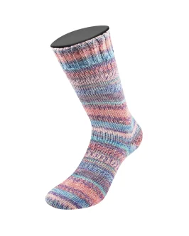 <span class="yarn-title">Landlust die Sockenwolle Seide</span> <span class="yarn-color">334 Türkis/<wbr>Himmelblau/<wbr>Violett/<wbr>Rosa/<wbr>Lachs/<wbr>Grau-/<wbr>Zartrosa Gestreift</span>