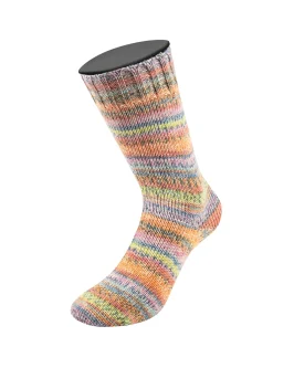 <span class="yarn-title">Landlust die Sockenwolle Seide</span> <span class="yarn-color">336 Lachs/<wbr>Orange/<wbr>Grau/<wbr>Mint/<wbr>Rosa/<wbr>Zitrusgelb/<wbr>Graublau Gestreift</span>