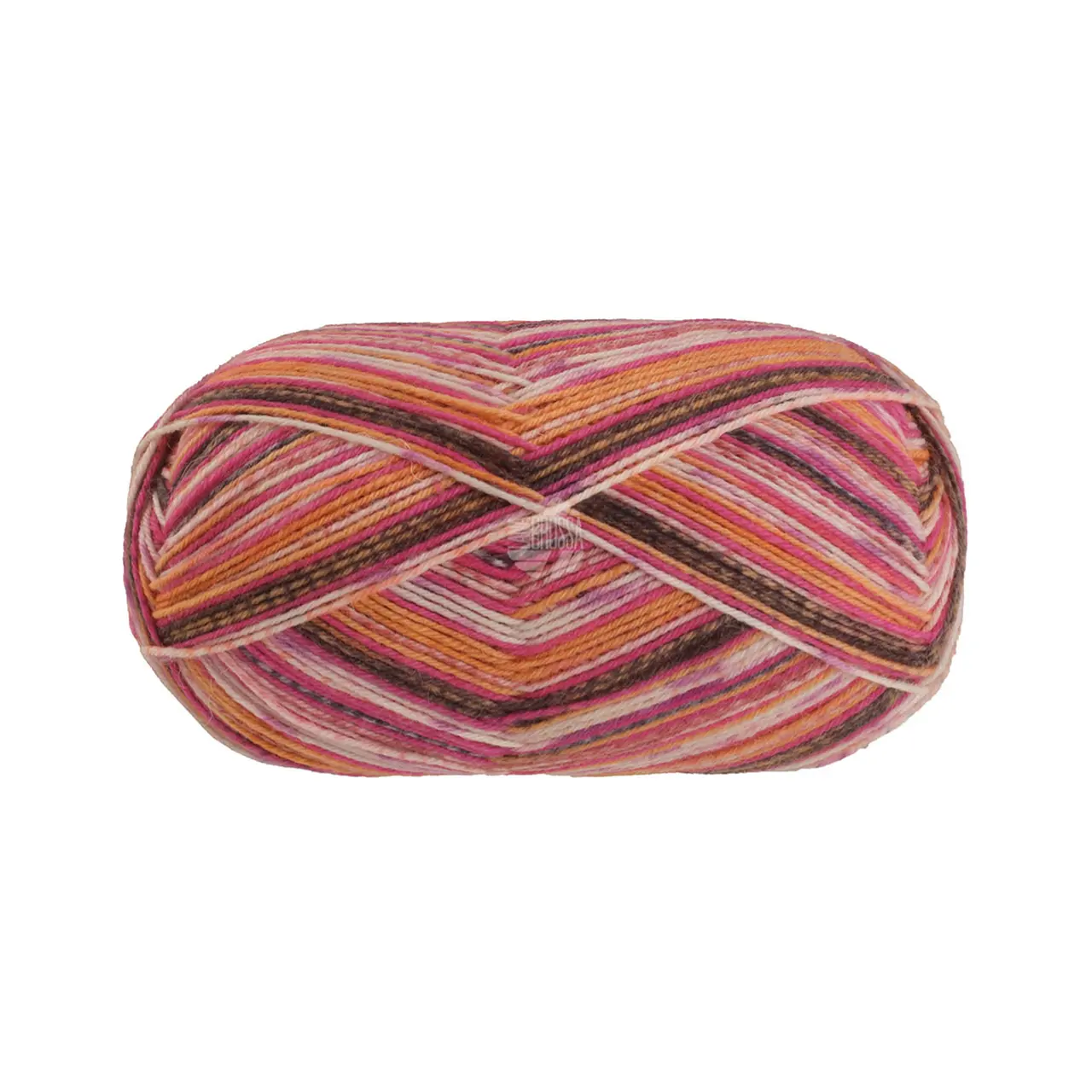 Meilenweit 100 Piccata 4801 Pink/Orange/Dunkelgrau/Pfirsich/Ecru/Flieder/Tonrot/Camel/Schwarzbraun von Lana Grossa. Sockenklassiker waschmaschinenfest garantiert filzfrei extra strapazierfähig