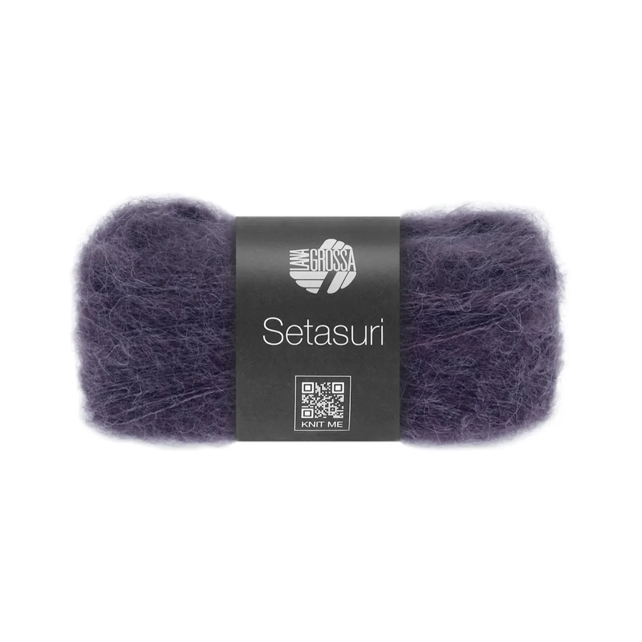 Setasuri 74 Violettblau von Lana Grossa. Feines Lace-Garn aus Suri-Alpakafasern mit Seide