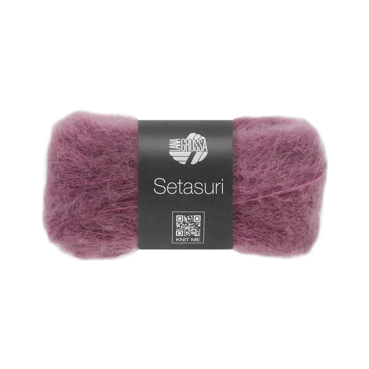 Setasuri 76 Mauve von Lana Grossa. Feines Lace-Garn aus Suri-Alpakafasern mit Seide
