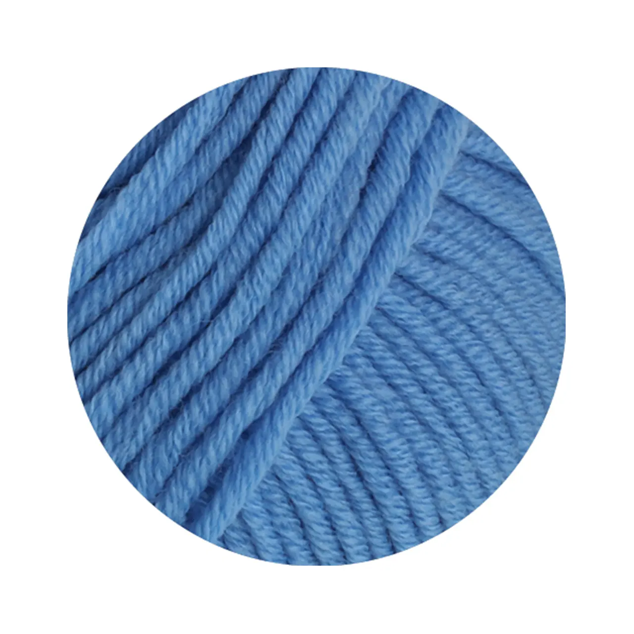 Cool Wool Superbig Uni 20 Himmelblau von Lana Grossa. Pure extrafeine Merinowolle waschmaschinenfest und filzfrei