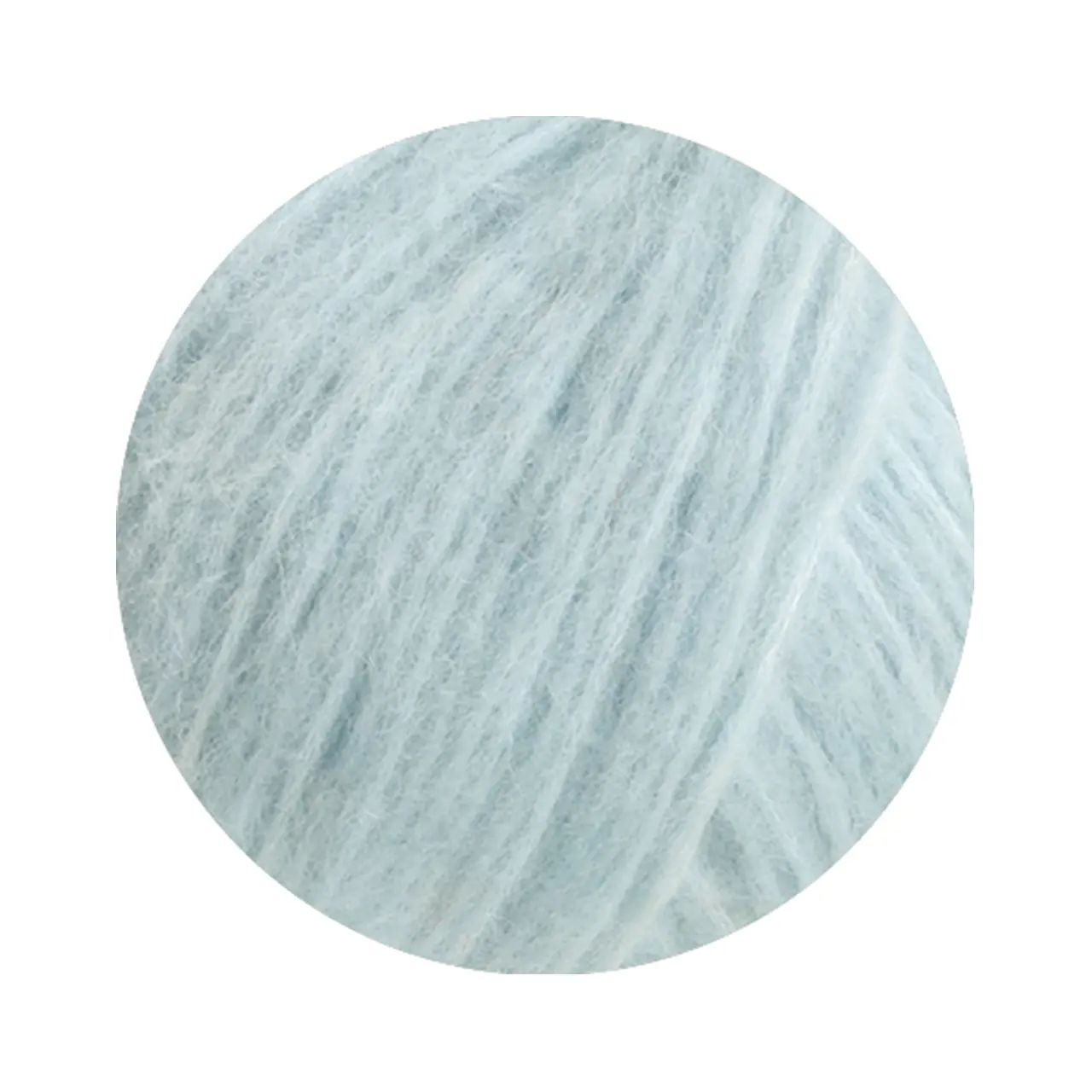 Alpaca Air II 28 Pastellblau von Lana Grossa. Leichtes Alpaka-Schlauchgarn mit Baumwollanteil