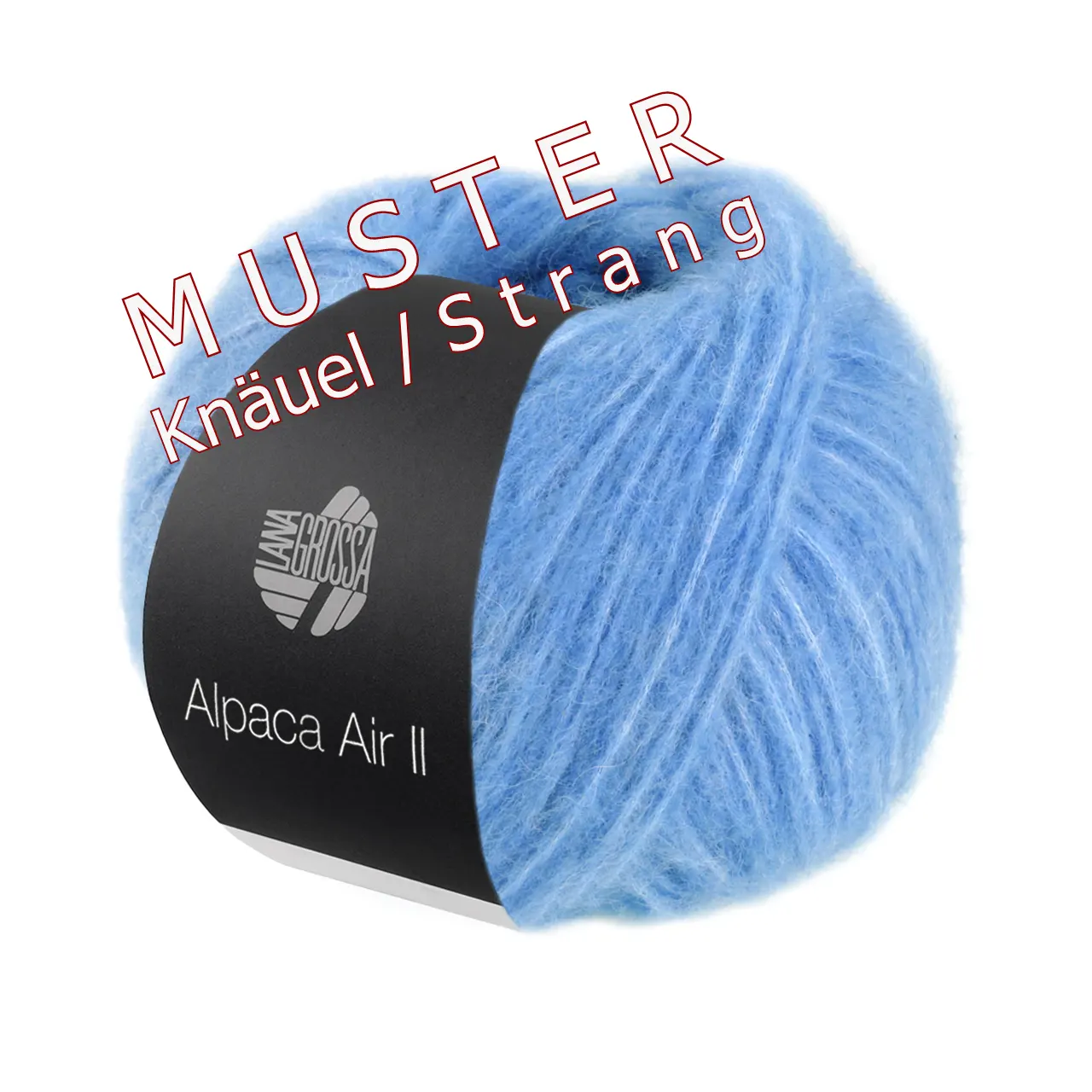 Alpaca Air II 28 Pastellblau von Lana Grossa. Leichtes Alpaka-Schlauchgarn mit Baumwollanteil