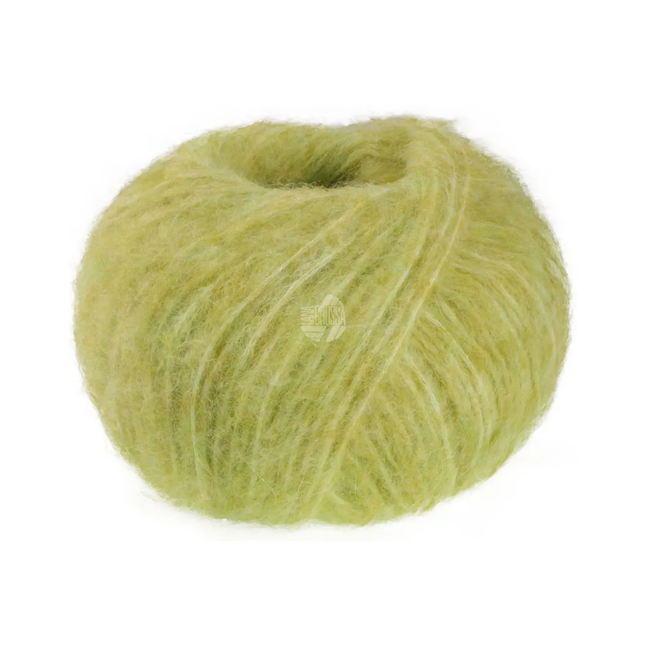 Alpaca Air II 31 Limette von Lana Grossa. Leichtes Alpaka-Schlauchgarn mit Baumwollanteil