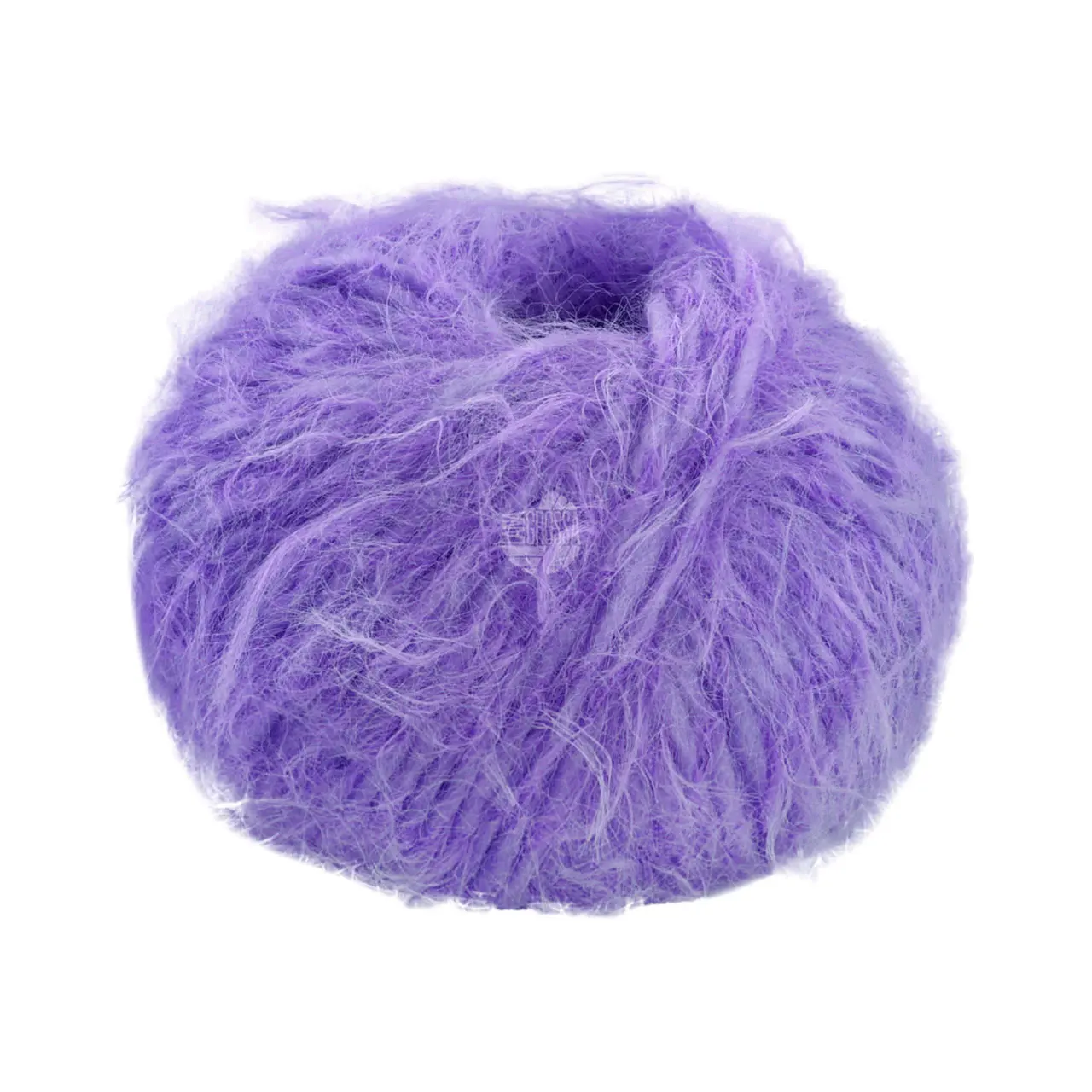 Basta 25 Violett von Lana Grossa. Garn im Fake Fur Look locker verzwirnt aus einem Franseneffekt und feinen Merinofasern