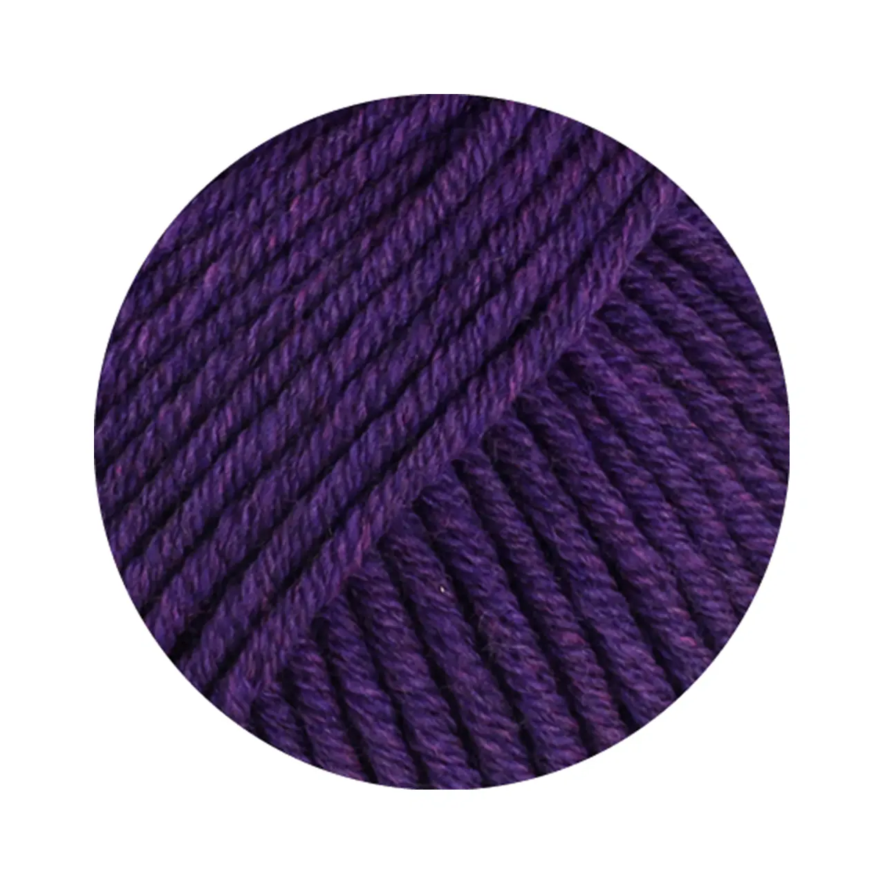 Cool Wool Superbig Mélange 204 Violett Meliert von Lana Grossa. Pure extrafeine Merinowolle waschmaschinenfest und filzfrei
