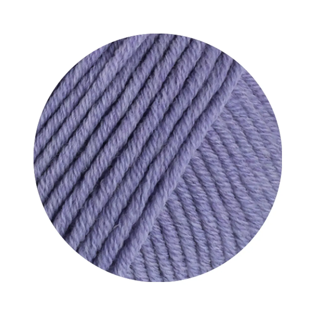 Cool Wool Superbig Mélange 205 Lila Meliert von Lana Grossa. Pure extrafeine Merinowolle waschmaschinenfest und filzfrei