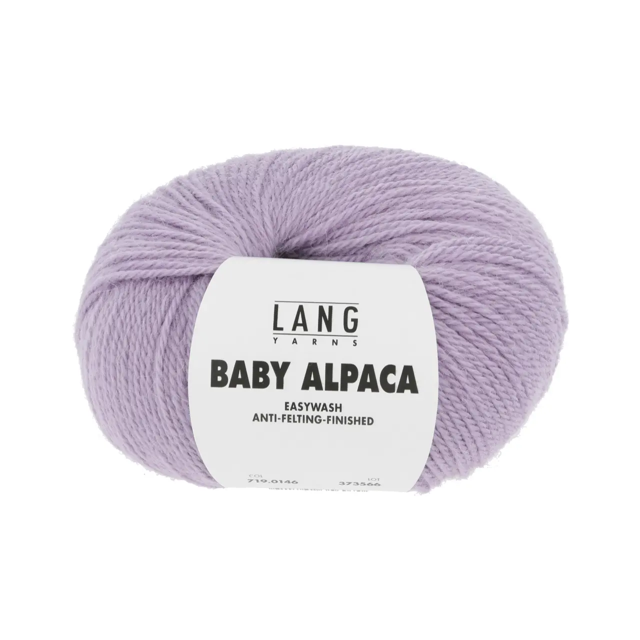 Baby Alpaca 146 Lila Hell von Lang Yarns. Feinstes Baby Alpaca — eine Traumfaser in ungefärbten Naturmélangetönen und aktuellen Modefarben — der pure Luxus. Easywash ist eine enzymatische Behandlung der Alpakafasern welche komplett auf den Einsatz von umweltschädigenden Chemikalien verzichtet. Easywash ist Bluesign Reach und OEKO-TEX*zertifiziert. * Zertifikatsnummer