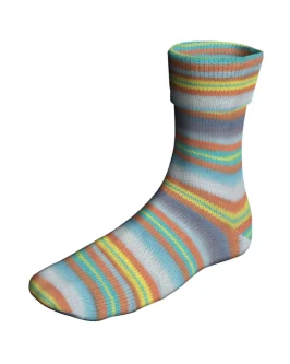 <span class="yarn-title">Super Soxx Color 4-Fach</span> <span class="yarn-color">522 Gelb/<wbr>Türki/<wbr>Braun 1145 Got To B</span>