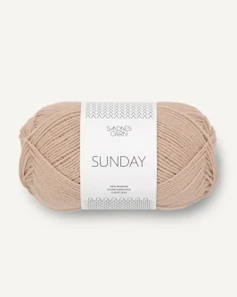 <span class="yarn-title">Sunday</span> <span class="yarn-color">3021 Lys Beige</span>
