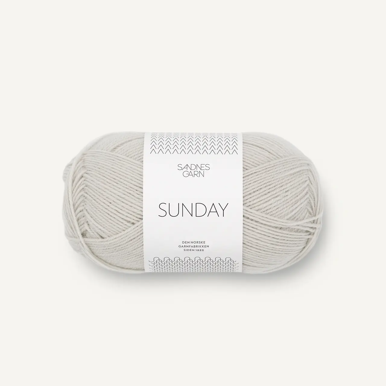 Sunday 3820 Perlegrå von Sandnes Garn. Ein zauberhaft leichtes Merinogarn nicht Superwash behandelt