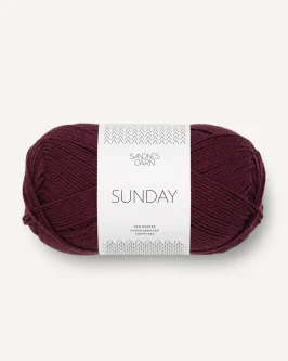 <span class="yarn-title">Sunday</span> <span class="yarn-color">4372 Dyp Burgunder</span>