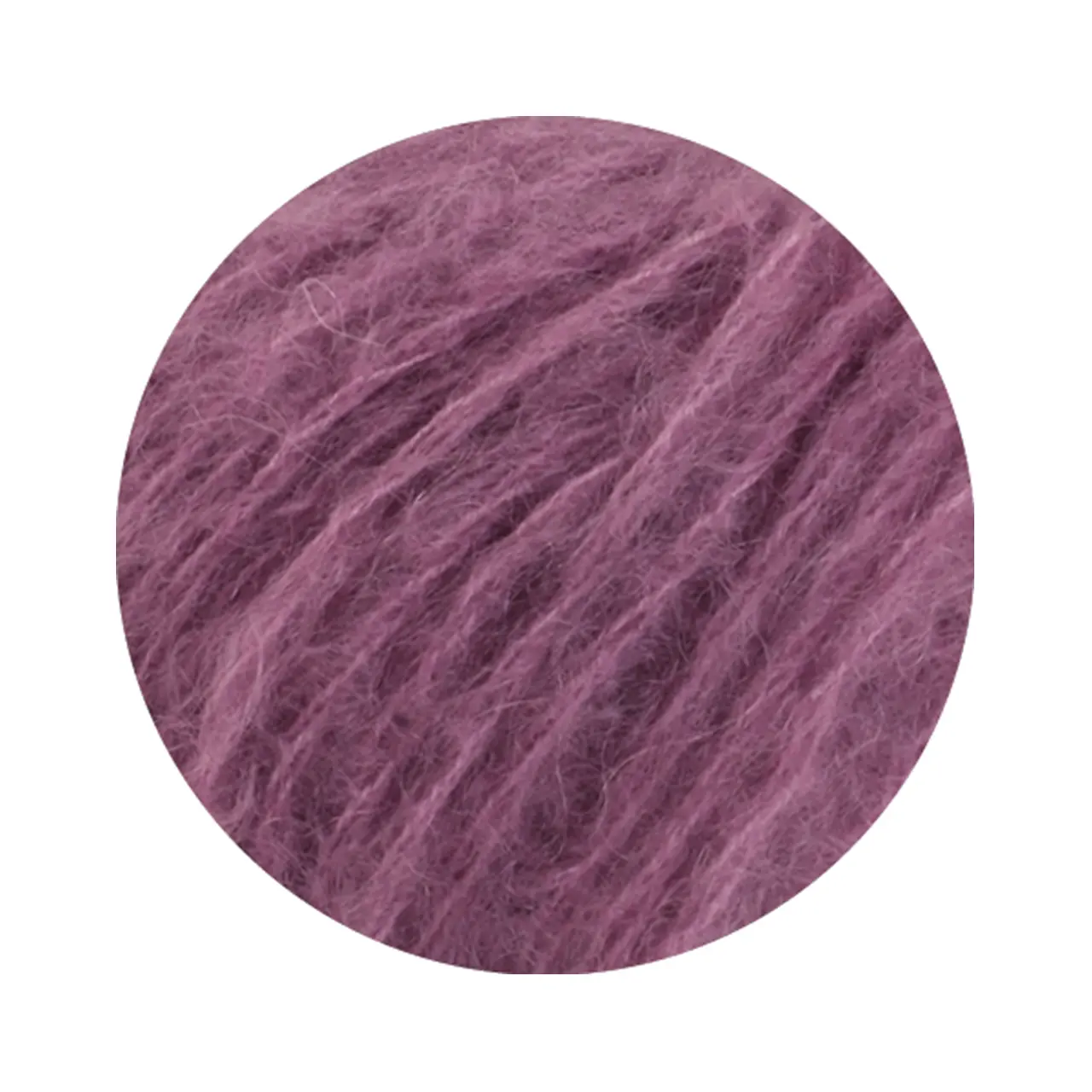 Mohair Di Gio 4 Mauve von Lana Grossa. Locker verzwirntes Garn aus superfeinen Merinofasern und Superkid Mohair