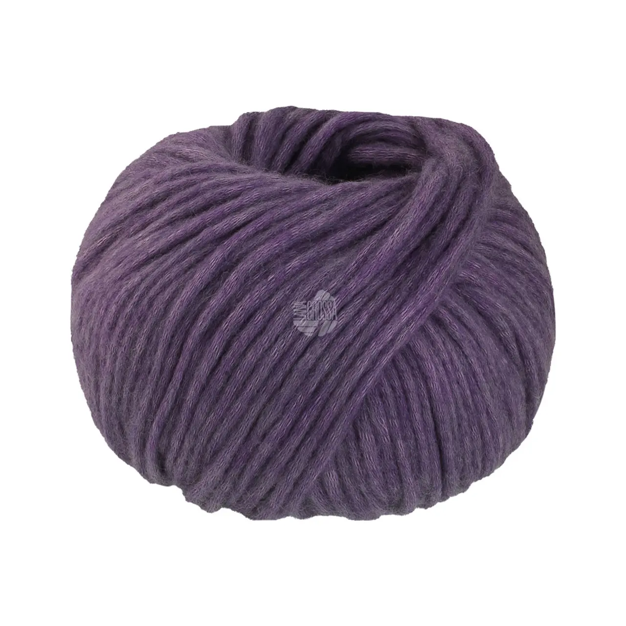 Winter Softness 8 Violett von Lana Grossa. Zartes Baumwollschlauchgarn voluminös ágefüllt ámit flauschigen Merinofasern