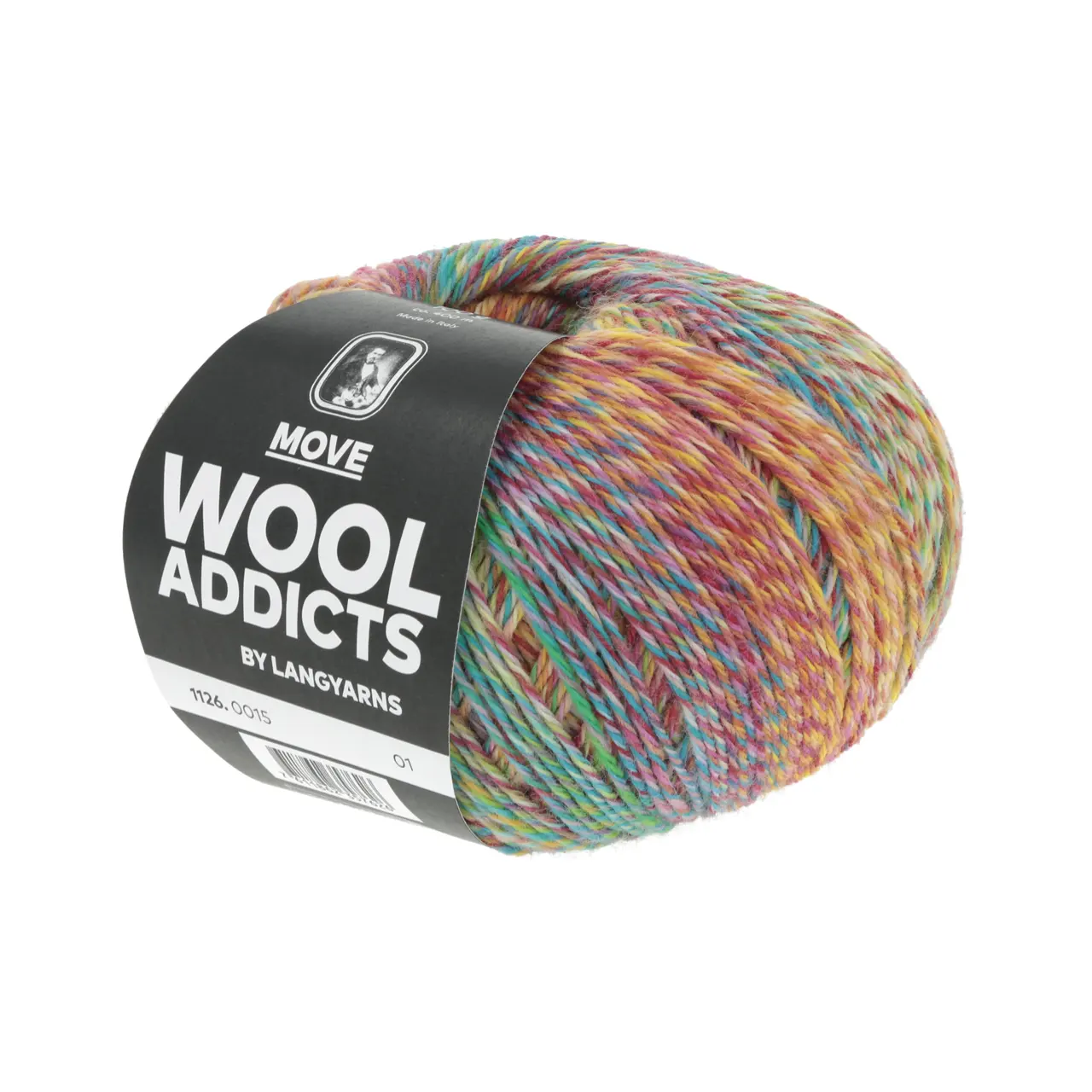 Move 15 Green/Blue/Pink/Bourdeaux von Lang Yarns. The world is at your feet. This yarn is designed to move. No more boring socks that soon fall apart. MOVE is extra strong breathable and provides enough warmth even for those with the very coldest toes.