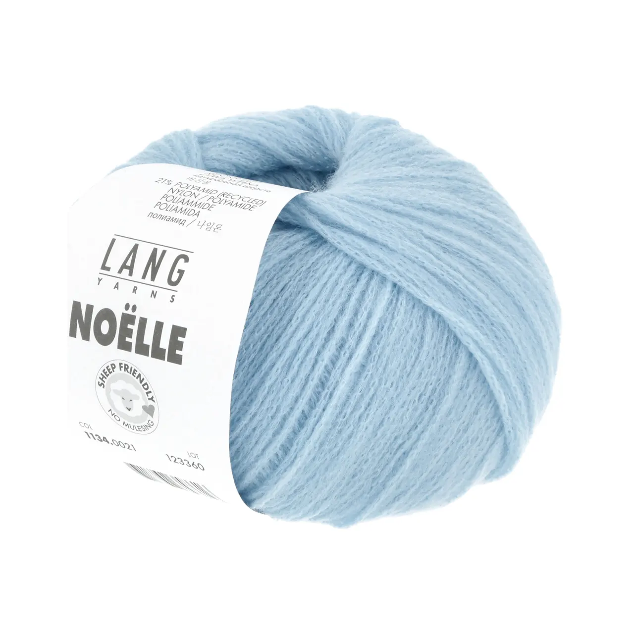 Noelle 21 Hellblau von Lang Yarns. NOELLE