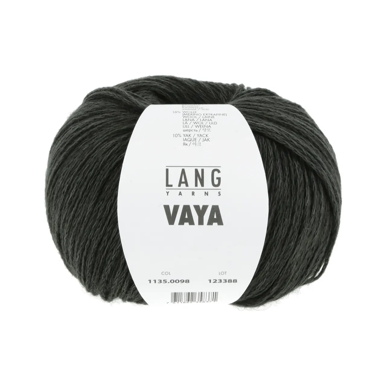 Vaya 98 Waldgrün von Lang Yarns. Eine Portion Sommer ein bisschen Winter und eine Prise Luxus – In VAYA haben wir das Beste von allem was wir am Stricken und Häkeln lieben in einem Wollknäuel vereint. Verarbeiten Sie dieses luftige Garn aus Baumwolle Merino und Yak zu den perfekten Kleidungsstücken für die Zwischensaison welche Sie hegen und pflegen werden. Damit die Farbe schön und gleichmäßig wird empfehlen wir mit zwei Wollknäueln abwechselnd zu arbeiten.