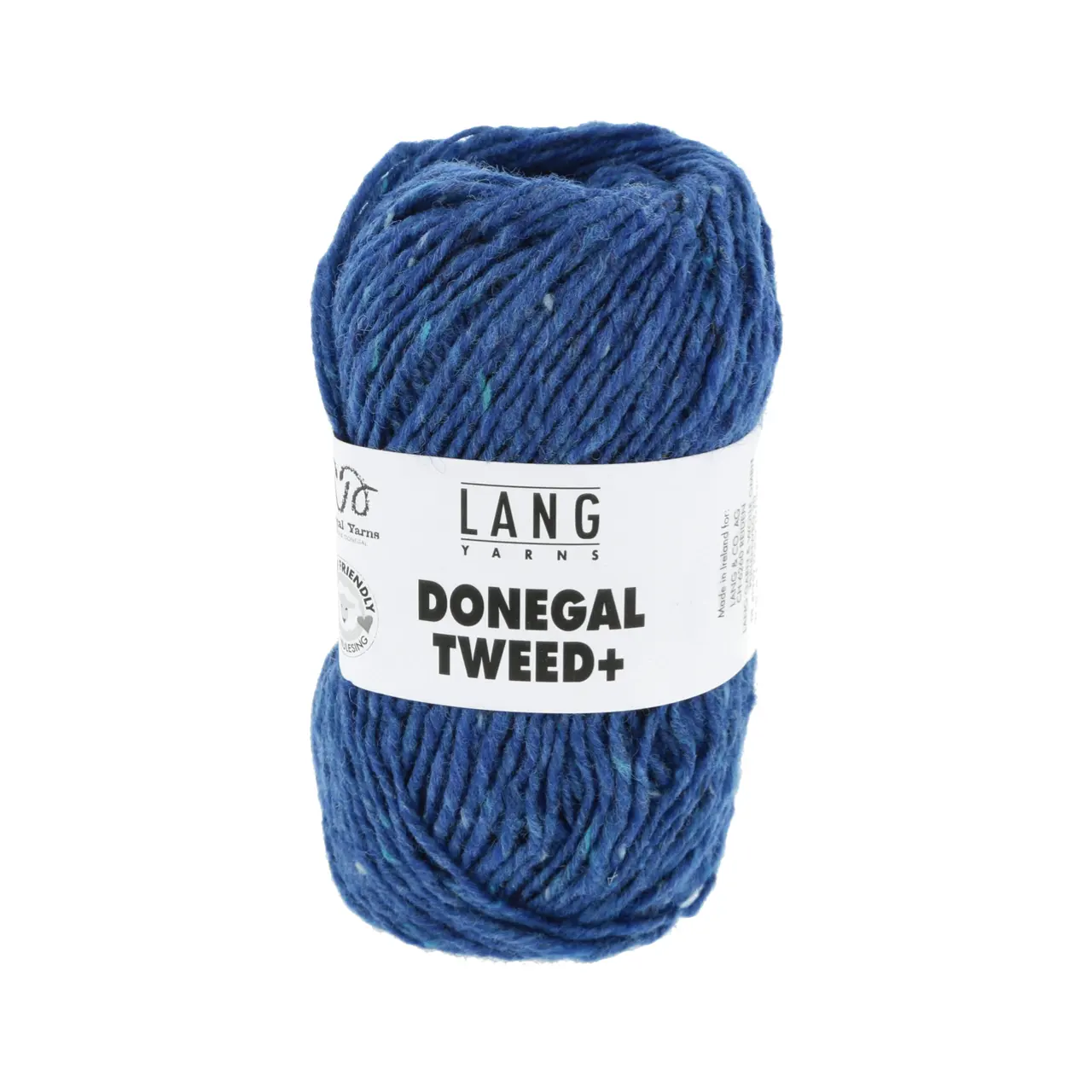 Donegal Tweed+ 6 Royal Blau von Lang Yarns. Wir stellen vor