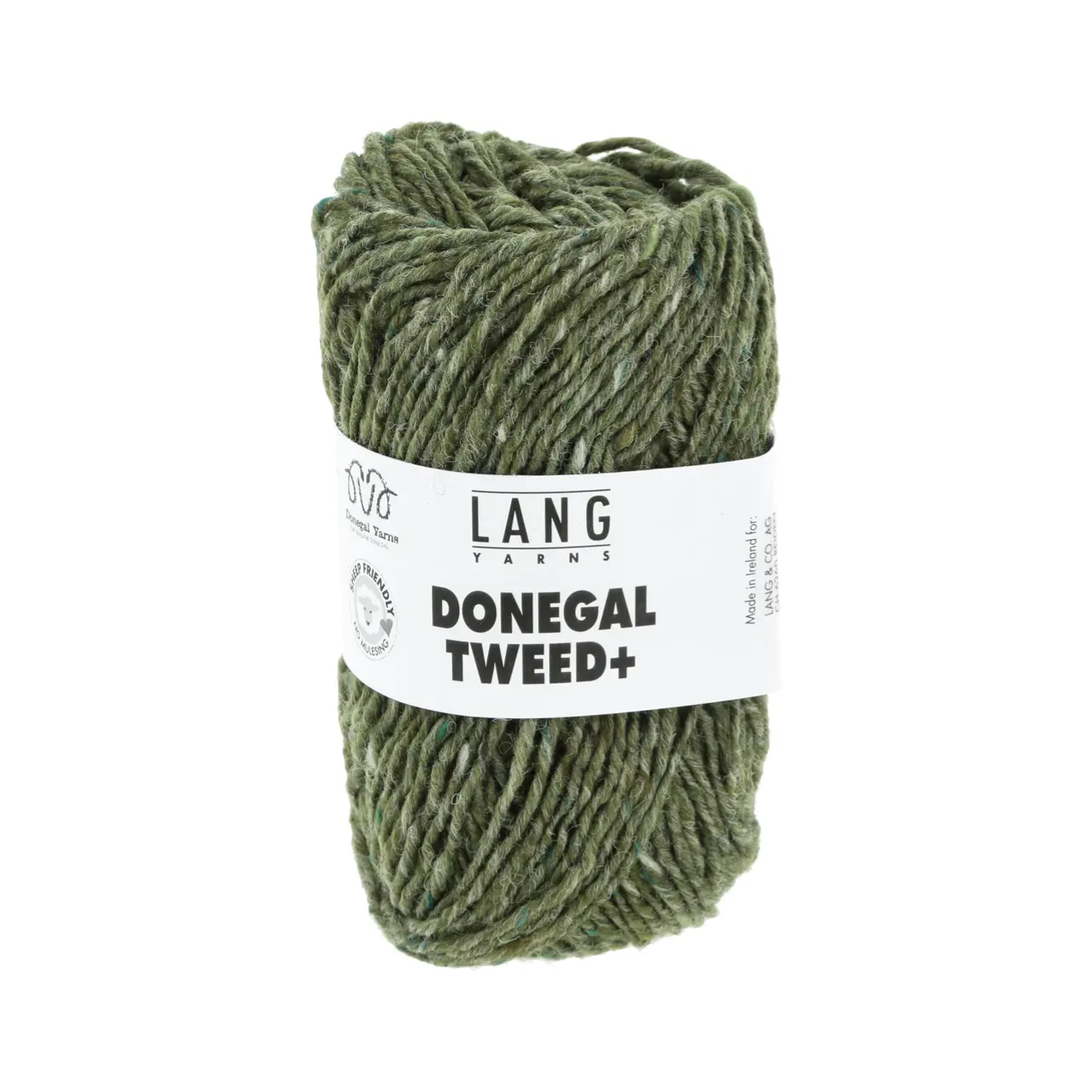 Donegal Tweed+ 17 Grün von Lang Yarns. Wir stellen vor