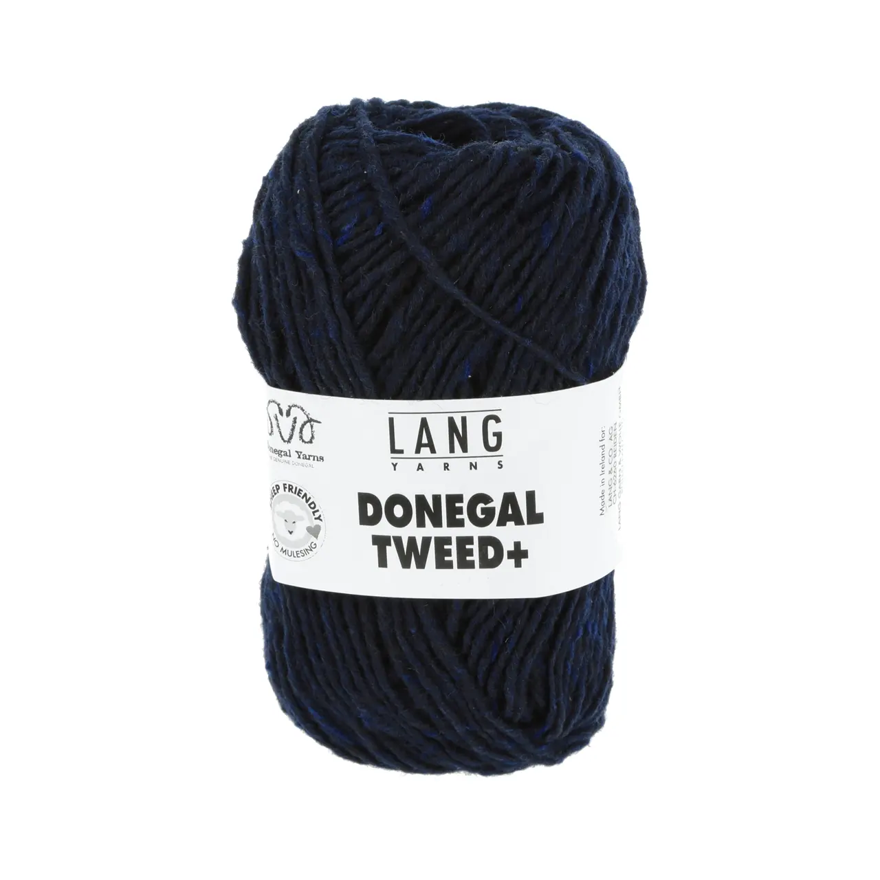 Donegal Tweed+ 25 Navy von Lang Yarns. Wir stellen vor