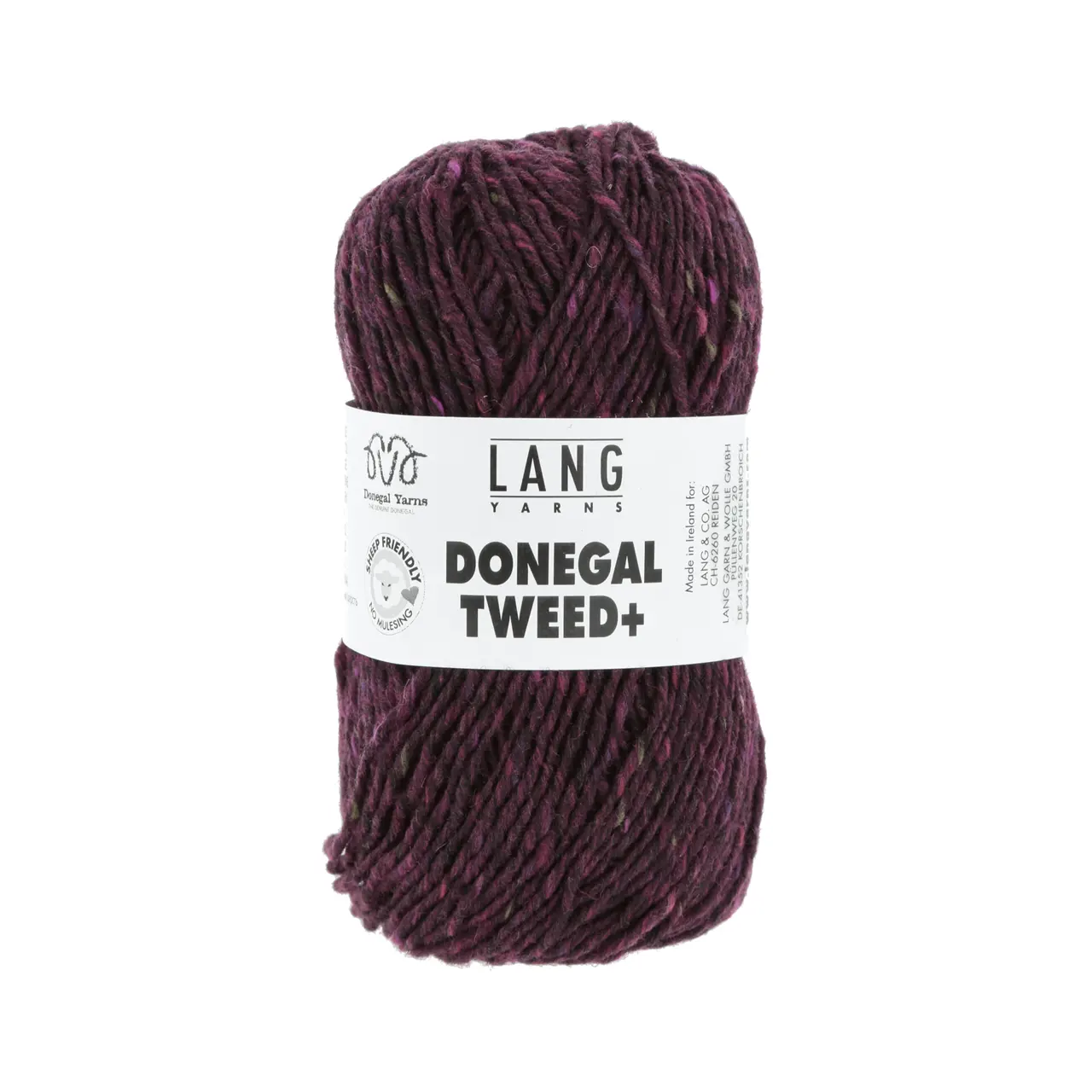 Donegal Tweed+ 66 Beere von Lang Yarns. Wir stellen vor