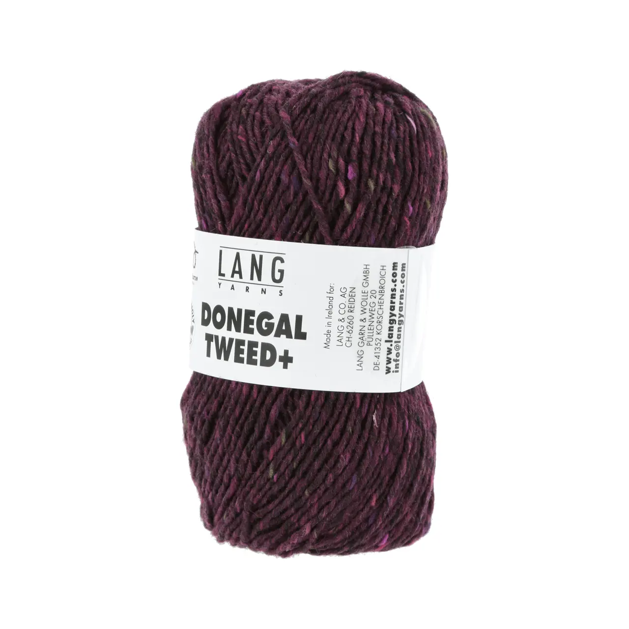 Donegal Tweed+ 66 Beere von Lang Yarns. Wir stellen vor