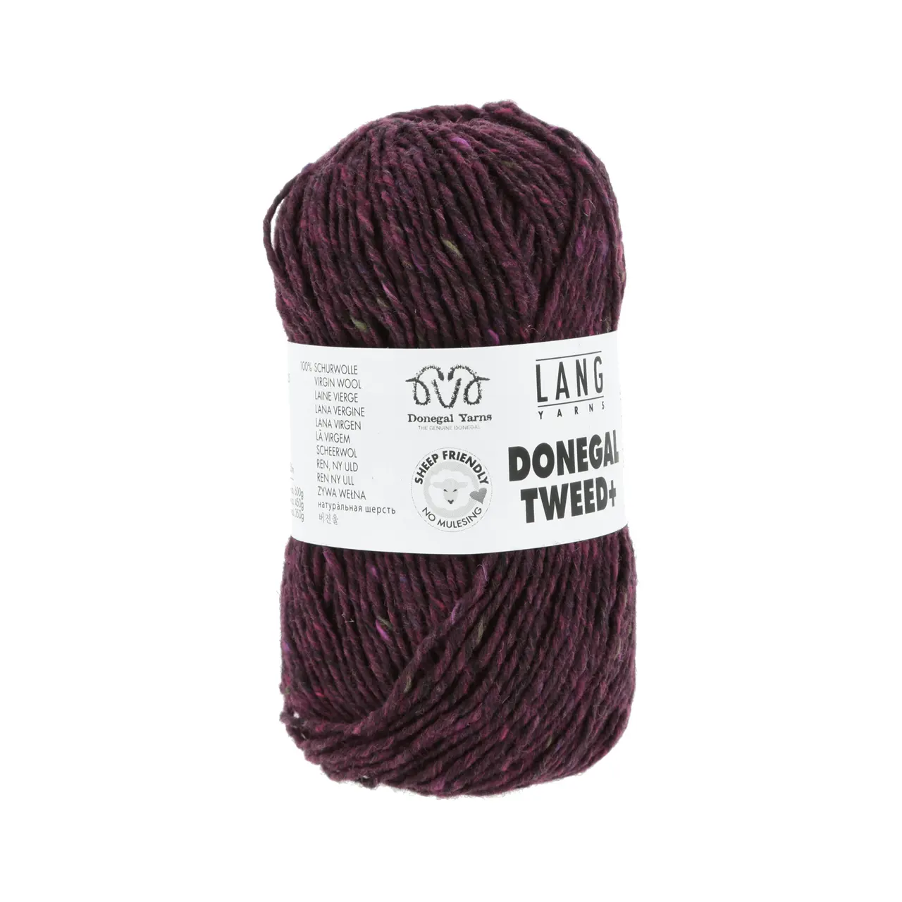 Donegal Tweed+ 66 Beere von Lang Yarns. Wir stellen vor