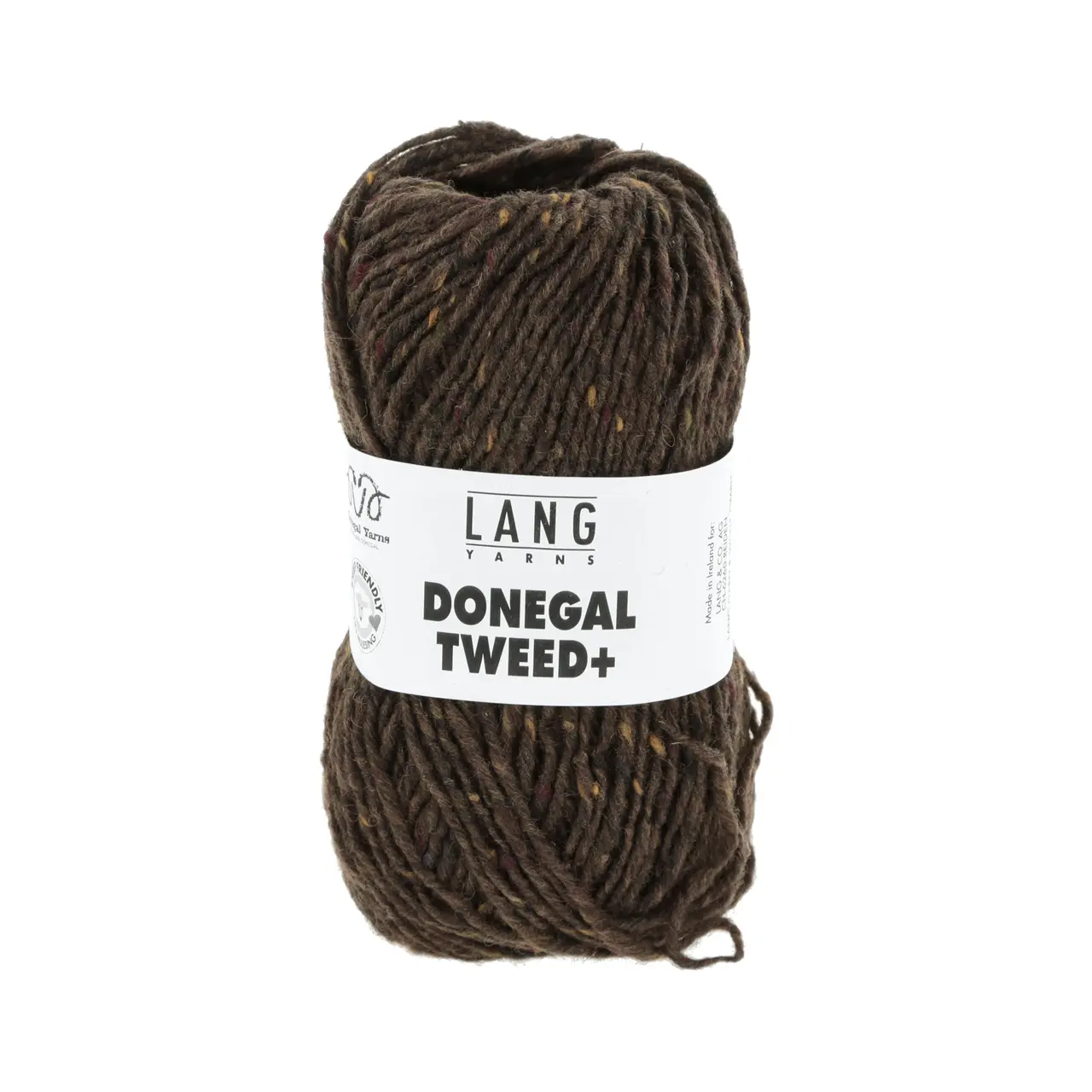 Donegal Tweed+ 68 Braun von Lang Yarns. Wir stellen vor