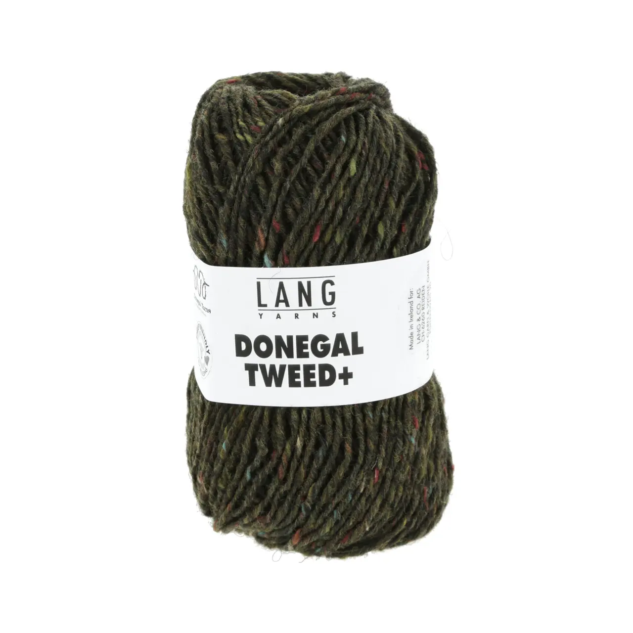 Donegal Tweed+ 98 Olive von Lang Yarns. Wir stellen vor