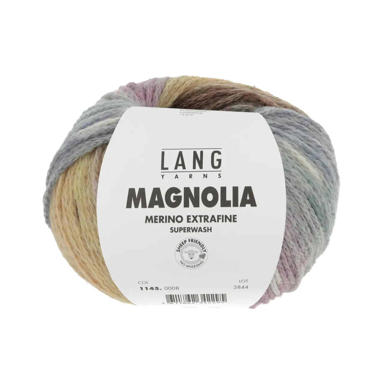 Magnolia 8 Cognac/Jeans/Petrol von Lang Yarns. Tauchen Sie ein in ein Spektrum von Farben und erleben Sie wie auf Ihren Nadeln ein lebendiger Garten erblüht.