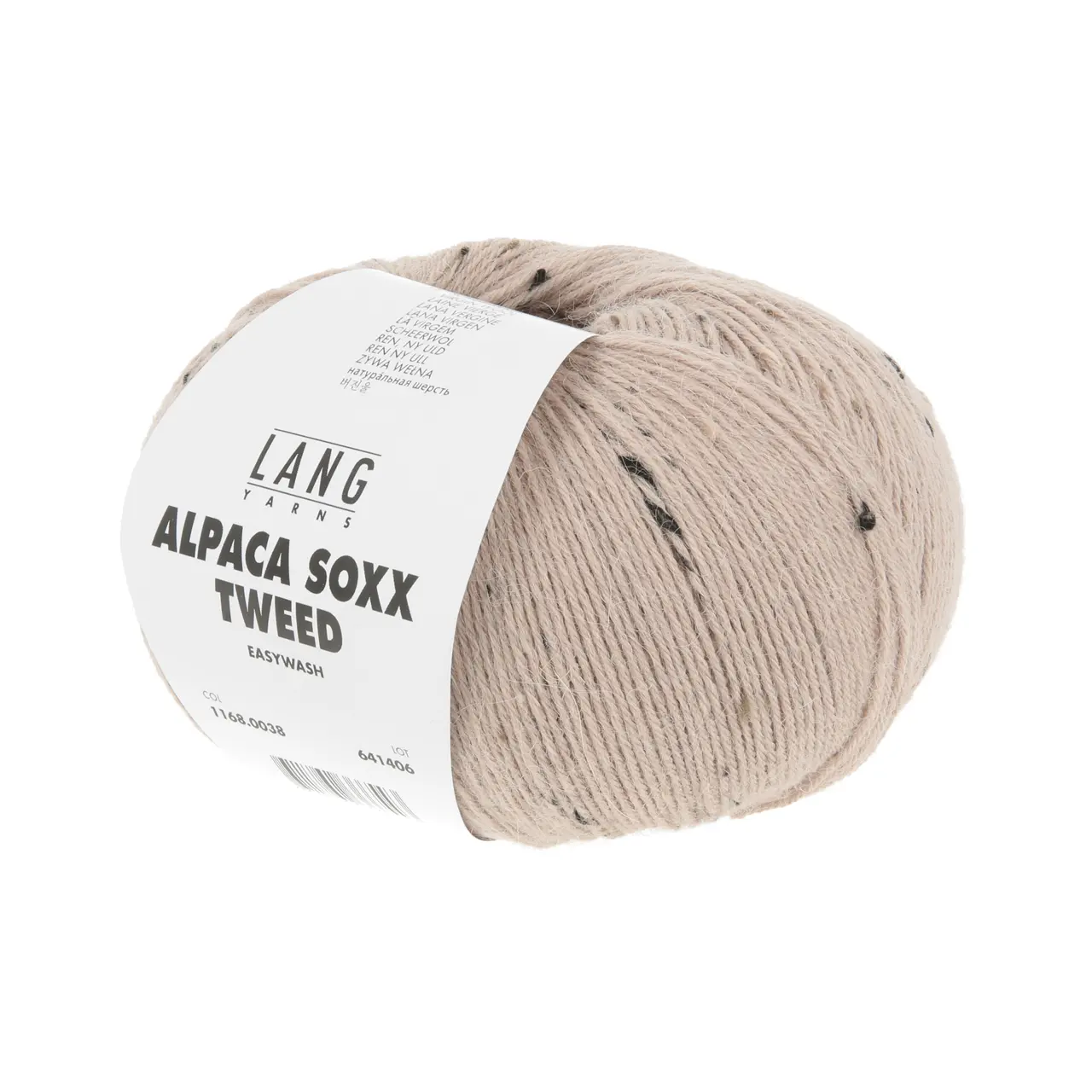 Alpaca Soxx Tweed 38 Haselnuss von Lang Yarns. Neu bieten wir Ihnen unsere Qualität ALPACA SOXX 4-fach auch mit Tweed Noppen an. Dank der Kombination aus Baby Alpaca Schurwolle und Polyamid eignet sich das Garn perfekt für kuschelige Socken und zahlreiche weitere Strickideen. ALPACA SOXX TWEED ist die ideale Wahl wenn Weichheit und Wärme im Mittelpunkt stehen.