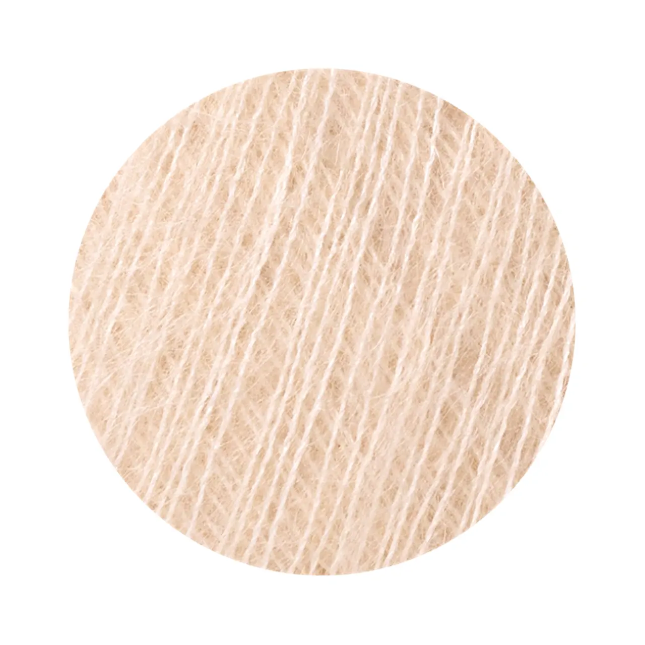 Mohair Bliss 826 Nature von Pascuali. Entdecke die Eleganz und Leichtigkeit von Mohair Bliss – unseres hochwertigen Garns das aus einem edlen Mix von 60% Super Kid Mohair und 40% Maulbeerseide besteht. Mohair Bliss entfaltet seine Schönheit sowohl beim einfachen mehrfachen als auch als Beilauffaden um sinnliche federleichte und luftige Projekte zu gestalten.