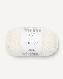 <span class="yarn-title">Sunday</span> <span class="yarn-color">1001 Hvit</span>